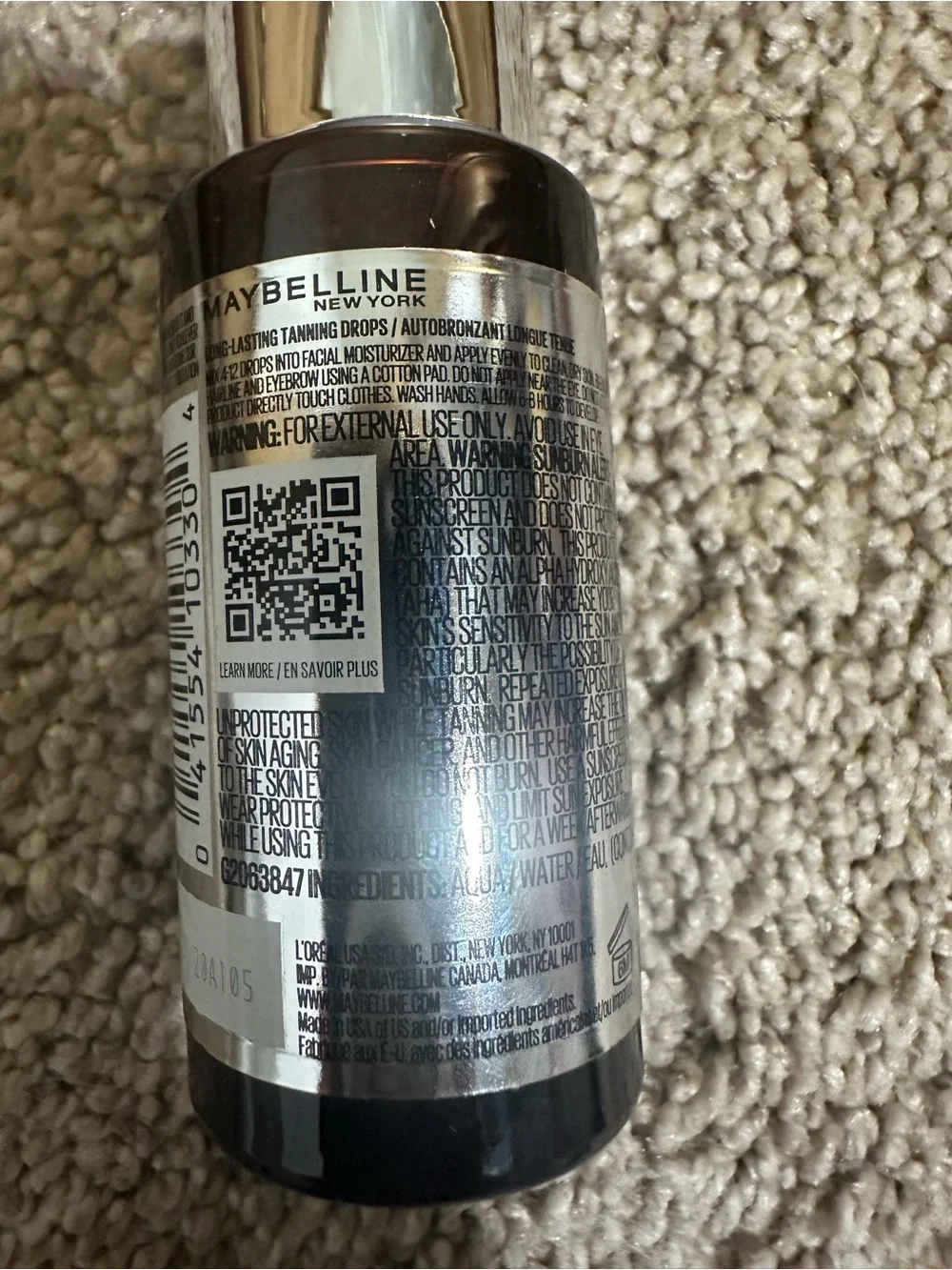 Maybelline Super Stay Summer Shot Long-Lasting Tanning Drops Hyaluronic Acid $15